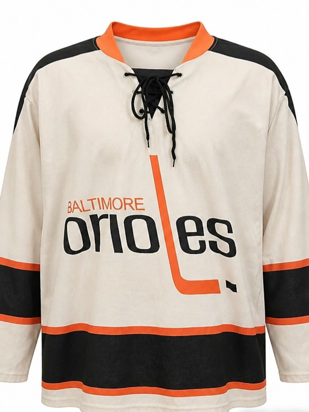 Baltimore Orioles 2026 Hockey Jersey White Cream Medium SGA New Authentic Medium